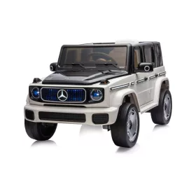   Chipolino SUV Mercedes Benz EQG elektromos autó bőr üléssel - white
