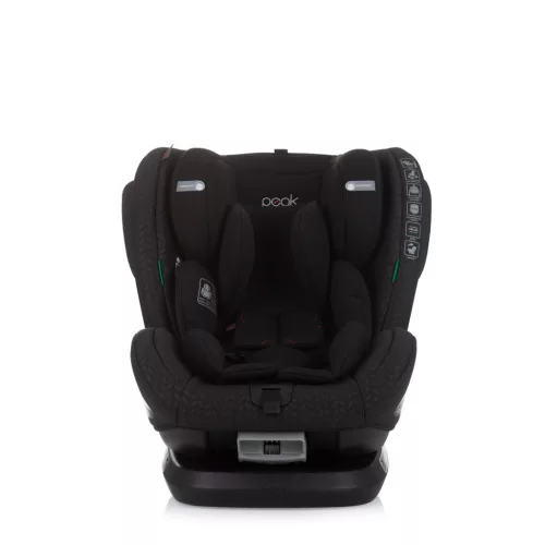 Chipolino Peak 360 I-Size autósülés 40-150 cm - Obsidian
