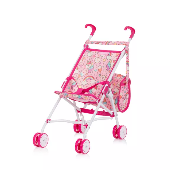 Chipolino Trixy 3 in 1 babázós játék szett - Unicorn