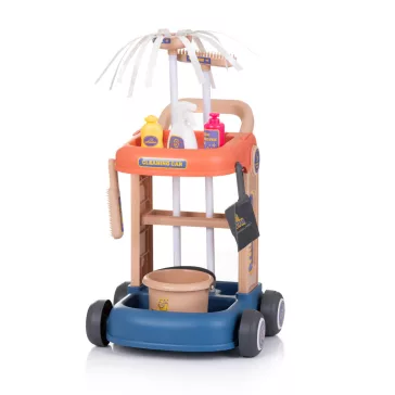 Chipolino takarító kocsi játék szett