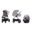 Chipolino Prestige 3az1-ben multifunkciós babakocsi - Cloud grey