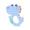 Baby Care szilikon rágóka - Dino Lucky Blue