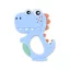 Baby Care szilikon rágóka - Dino Lucky Blue