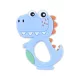 Baby Care szilikon rágóka - Dino Lucky Blue
