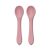 Lorelli Szilikon kanalak, 2 db - deep pink