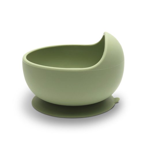 Lorelli Szilikon tál tapadókoronggal - Fresh Green