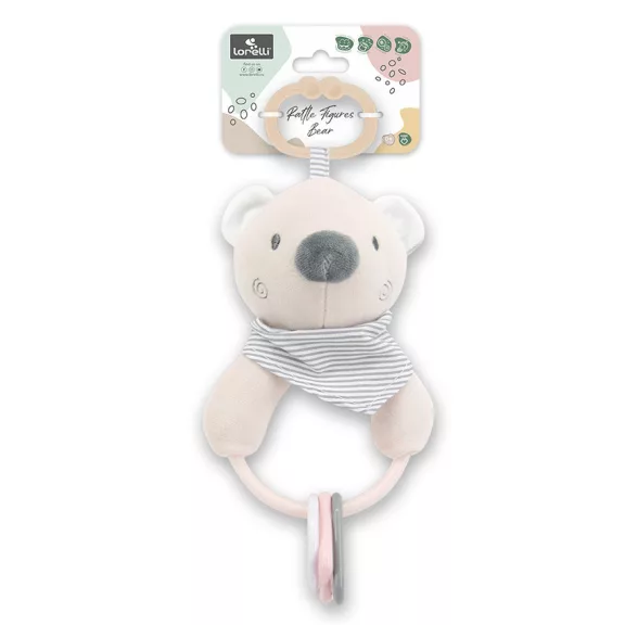Lorelli Toys csörgő formák - Bézs Maci