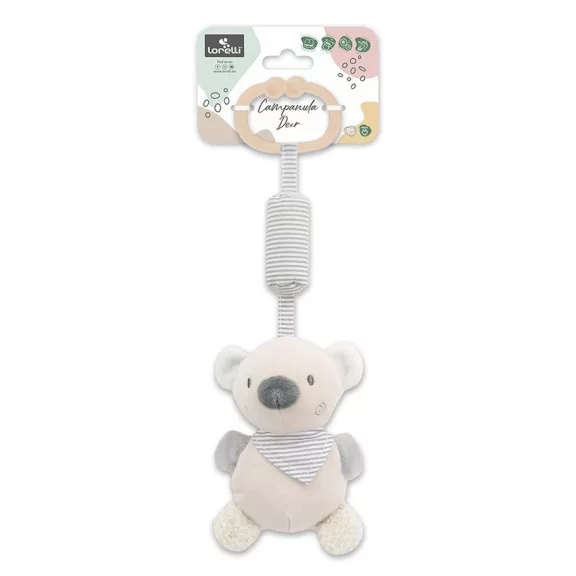 Lorelli Toys Campanula plüss babakocsi játék - Bézs Maci