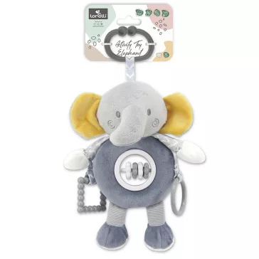 Lorelli Toys plüss csörgőjáték - Szürke Elefánt