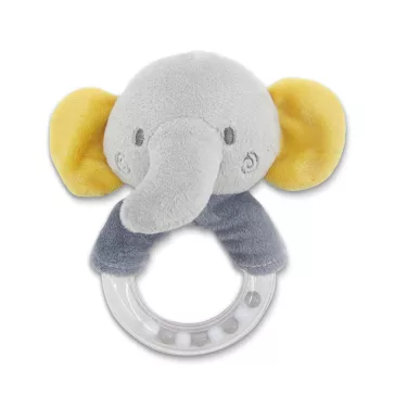 Lorelli Toys Plüss csörgő - Szürke Elefánt
