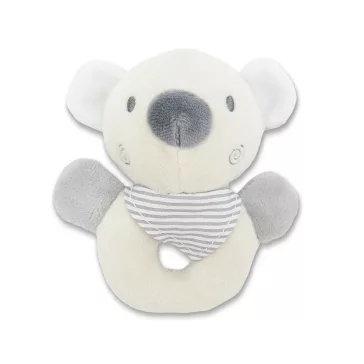 Lorelli Toys Plüss csörgő karika - Bézs Maci