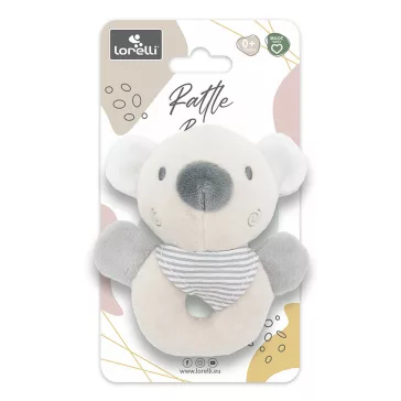 Lorelli Toys Plüss csörgő karika - Bézs Maci
