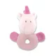 Lorelli Toys Plüss csörgő karika - Pink Unikornis