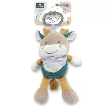 Lorelli Toys plüss zenélő játék - Kék Szarvas