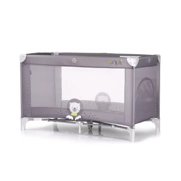 Chipolino Capri fix utazóágy - Bear grey