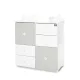 Lorelli Cupboard pelenkázó komód - White & Milky Green ÚJ