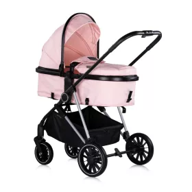   Chipolino Aura babakocsi mózessé alakítható sportrésszel - Pink Marshmallow