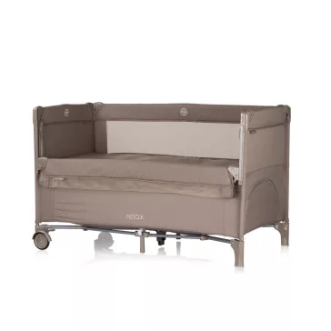 Chipolino Relax multifunkciós utazóágy - Tiramisu Linen