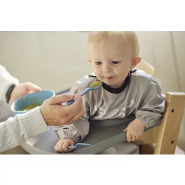 Nuvita vízálló ujjas előke - Sage Green 4372
