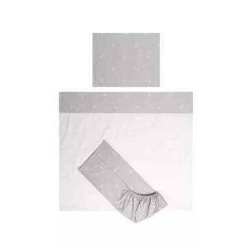   Lorelli Tiny Dream Trio ágynemű garnitúra 70x140 - Bear Grey