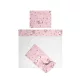 Lorelli Tiny Dream Trio ágynemű garnitúra 70x140 - Pink Ballerina Bear