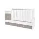 Lorelli Trend PLUS kombi ágy 70x165 - White String