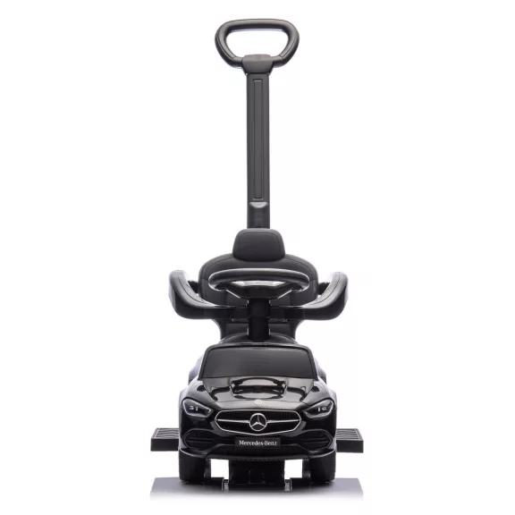 Chipolino Mercedes Benz C-Class bébitaxi tolókarral - black