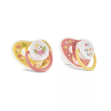 Baby Care cumi kupakkal 2db 6M+ - YELLOW/PINK