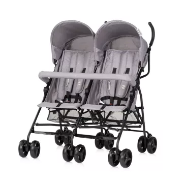 Chipolino Double Point iker babakocsi - Cloud grey