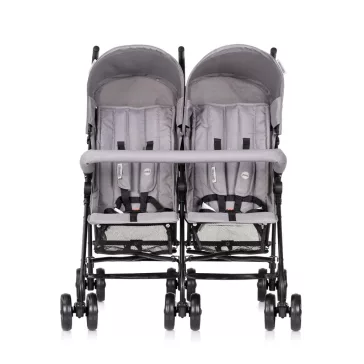 Chipolino Double Point iker babakocsi - Cloud grey