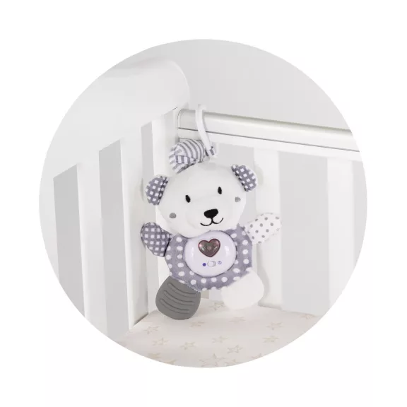 Chipolino babakocsi/kiságy játék - Teddy Bear