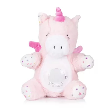 Chipolino projektoros zenélő plüss játék - Unicorn