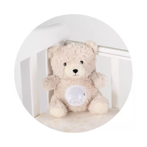 Chipolino projektoros zenélő plüss játék - Bear beige