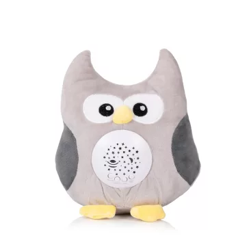 Chipolino projektoros zenélő plüss játék - Little Owl