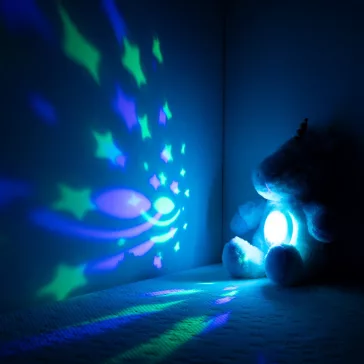  Chipolino projektoros zenélő plüss játék - Little Unicorn