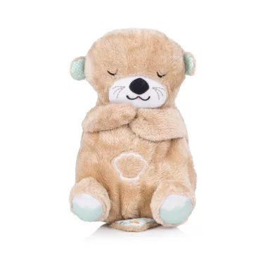 Chipolino Otter zenélő plüss játék - beige