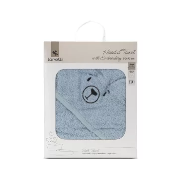 Lorelli kapucnis kifogó 90/90 - Soft Blue