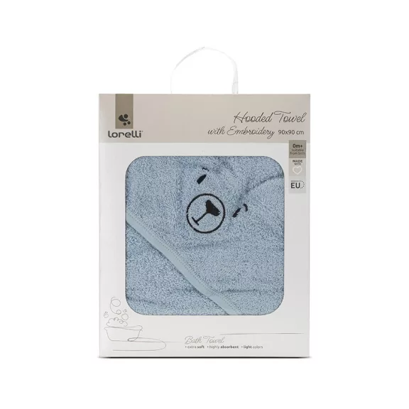 Lorelli kapucnis kifogó 90/90 - Soft Blue