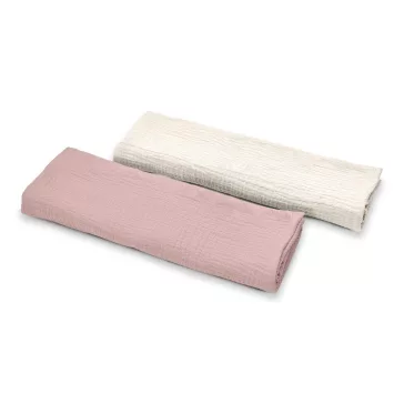 Albero Mio muszlin pelenka, 2 darabos csomag - CC1 Pink
