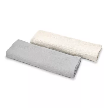 Albero Mio muszlin pelenka, 2 darabos csomag - CC3 Grey