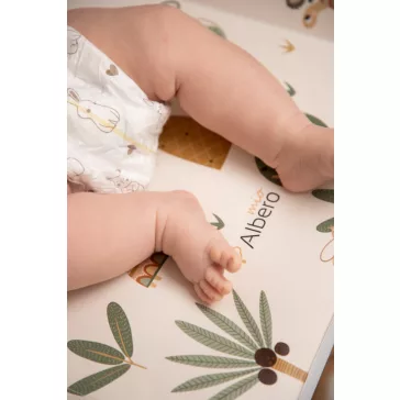   Albero Mio puha pelenkázó lap peremes 70 cm - CP4 Tropic fun