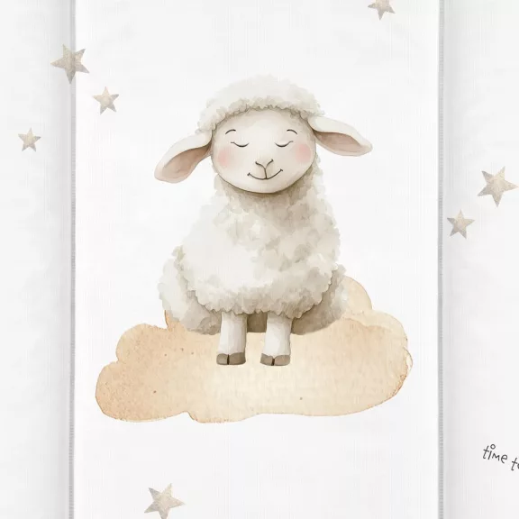 Albero Mio lapos, puha pelenkázó lap 70 cm - 447 Sleeping sheep