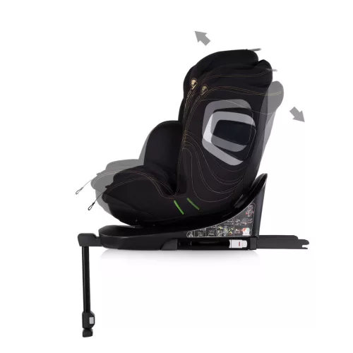 Chipolino Clima Air I-Size autósülés 40-150cm - blackberry