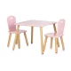 Chipolino Asztalka 2 székkel - pink