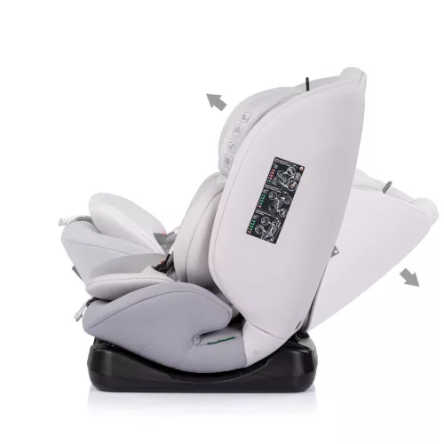Chipolino Mondial autósülés I-Size 40-150cm - platinum