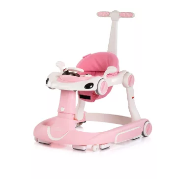 Chipolino Happy Walker bébikomp - pink