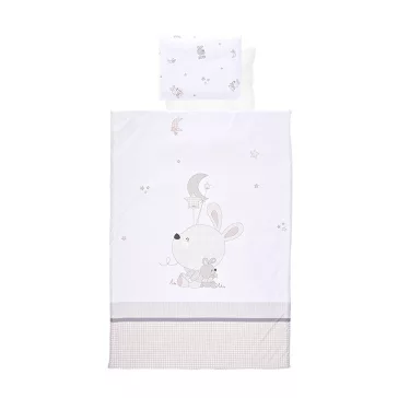 Lorelli 4 részes ágynemű garnitúra - Little Rabbits Grey