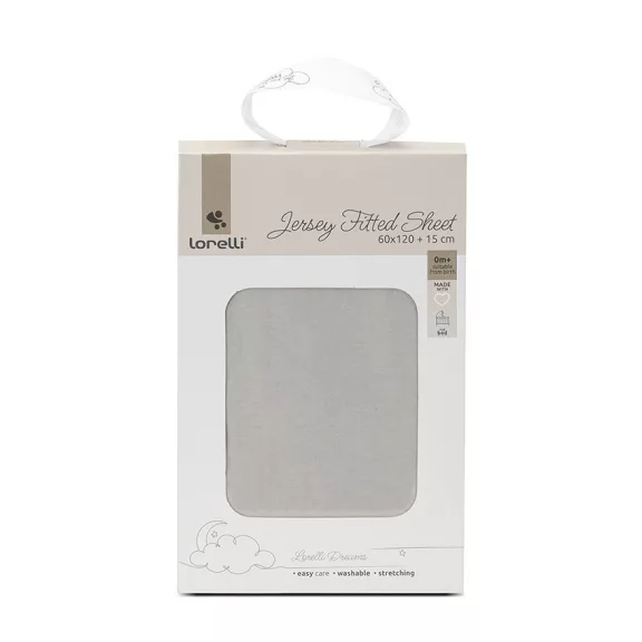 Lorelli gumis lepedő 60x120x15 - GREY