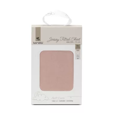 Lorelli gumis lepedő 60x120x15 - Pink
