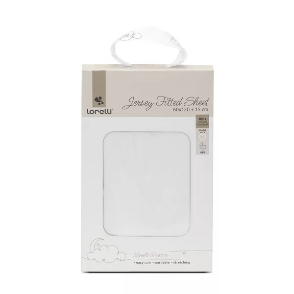 Lorelli gumis lepedő 60x120x15 - White
